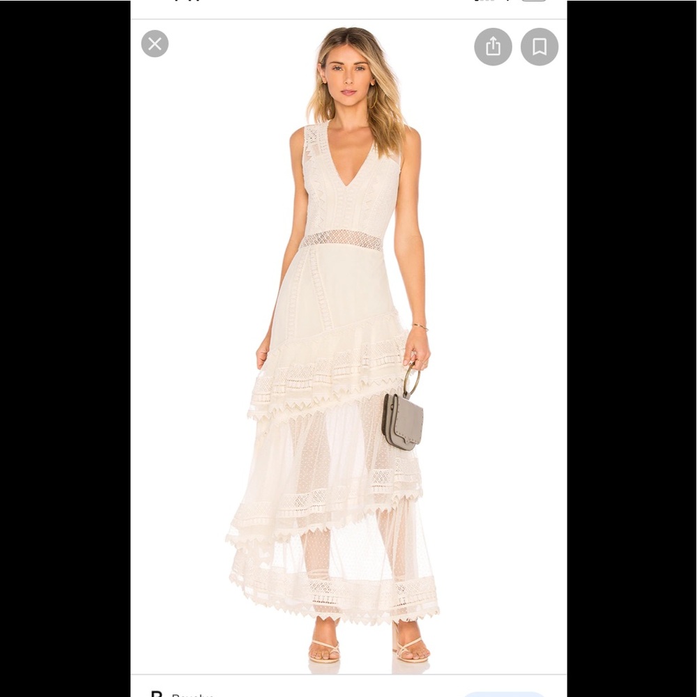 House of Harlow 1960 x Revolve Size XS, Cream/White